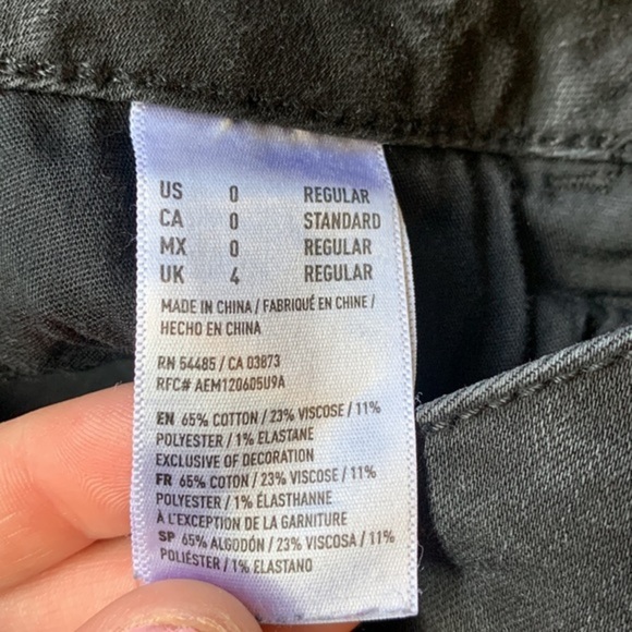 American Eagle Black Stretchy Denim Jeggings - Picture 10 of 10